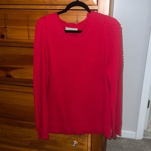 Loft red sweater